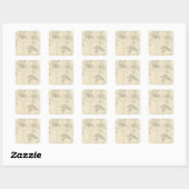 Woodsville PO Vierkante Sticker (Vel)