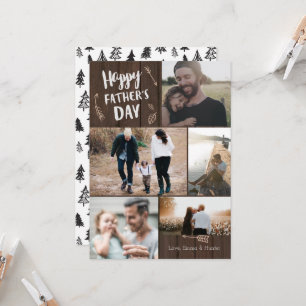 Woodsy 5 Photo Vaderdag Card Kaart