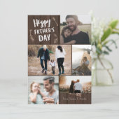 Woodsy 5 Photo Vaderdag Card Kaart (Staand voorkant)