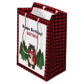 Woodsy Beer Medium Cadeauzakje (Achterkant Gekanteld)