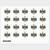 Woodsy Beer Ronde Sticker (Vel)