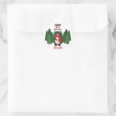 Woodsy Beer Ronde Sticker (Tas)