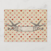 Woodsy Briefkaart van de Valentijnsdag van Elanden (Achterkant)