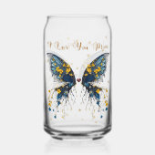 Woodsy Butterfly Can Glass Blikvorm Glas (Voorkant)