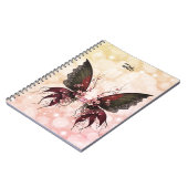 Woodsy Butterfly Spiral Foto Notitieboek (Linkerzijde)