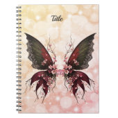 Woodsy Butterfly Spiral Foto Notitieboek (Voorkant)