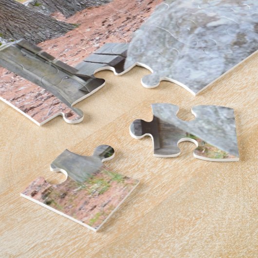 Woodsy Cabin Puzzle Legpuzzel (Zijkant)