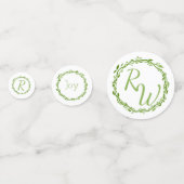 Woodsy Elegance | Bruiloft wijnstok feestelijk mon Confetti (Voorkanten)