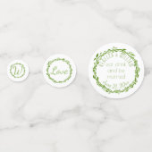 Woodsy Elegance | Bruiloft wijnstok feestelijk mon Confetti (Achterkanten)