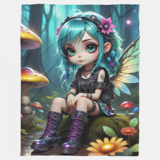 Woodsy Fairy Dolls Fleece Deken