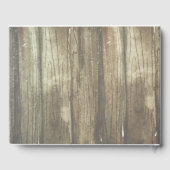 Woodsy Natuur Mountains Bruiloft Gastenboek (Achterkant)