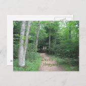 Woodsy Path Briefkaart (Voorkant / Achterkant)