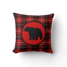 Woodsy Red Plaid Beer Print