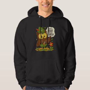 Woodsy Uil Geef een Hoot Over De Bos Arbor Dag Hoodie