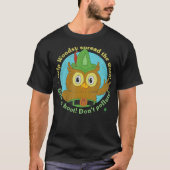 Woodsy Uil geven een schot gestresst en vervaagd T-shirt (Voorkant)