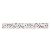 Woodsy Wine Floral Wreath Satijnen Lint (Voorkant)
