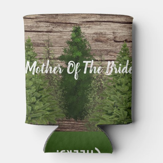 Woodsy "Zijn & Zijn Bachelorette Party" Blikjeskoeler (Achterkant)