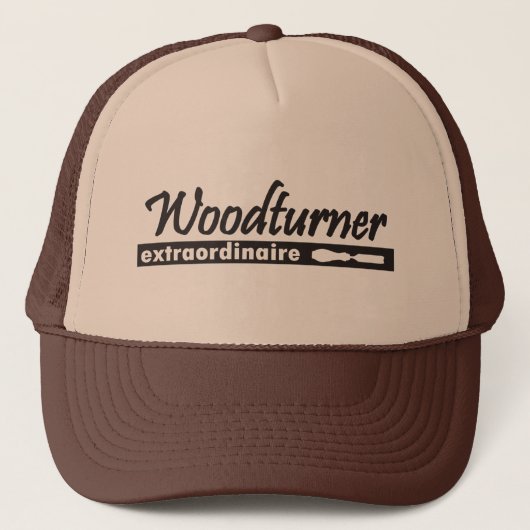 Woodturner Extraordinaire Trucker Pet (Voorkant)