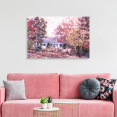 "Woodville Boerderij" van Max Greiner Jr. Canvas Afdruk (Insitu (Woonkamer))