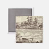 Woodville Hotel, ranches Magneet (Voorkant / Achterkant)