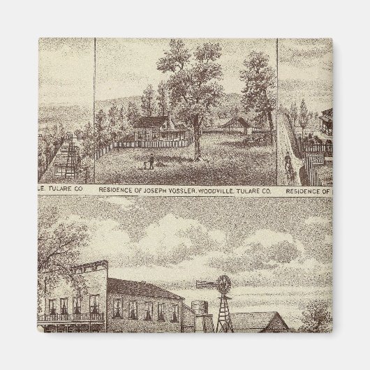 Woodville Hotel, ranches Magneet (Voorkant)