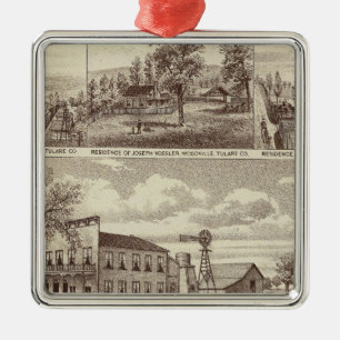 Woodville Hotel, ranches Metalen Ornament