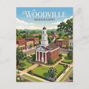 Woodville, Mississippi Briefkaart