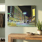 Woodward Ave. Detroit Canvas Afdruk