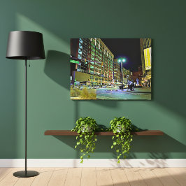 Woodward Ave. Detroit Canvas Afdruk