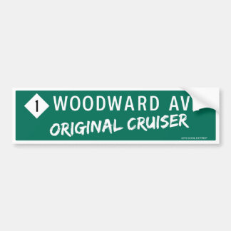Woodward Ave "Original Cruiser" Bumpersticker