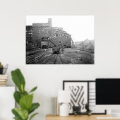 Woodward Coal Breaker Kingston Pa. Poster (Thuiskantoor)