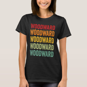 Woodward County Oklahoma Rainbow Text Design T-shirt