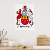 Woodward Family Crest Poster (Keuken)