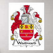 Woodward Family Crest Poster (Voorkant)