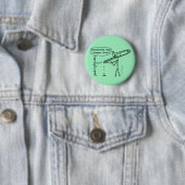Woodwinds Rule, Brasses Drool Ronde Button 5,7 Cm (In situ)