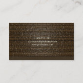 WOODWORK FLOOREN/DIY ACHTERGRONDKLEUR VISITEKAARTJE (Achterkant)