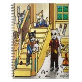 Woodwork Joinery Cats Notitieboek (Voorkant)