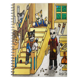 Woodwork Joinery Cats Notitieboek