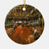 Woodworker - Board Stiff 1905 Keramisch Ornament (Voorkant)