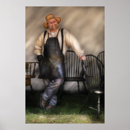Woodworker - De Stoel Maker Poster