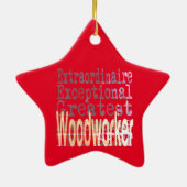 Woodworker Extraordinaire Keramisch Ornament (Achterkant)