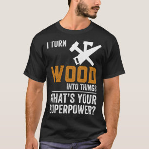 Woodworker Funny Gift Idea chef (mannelijk kok) T-shirt
