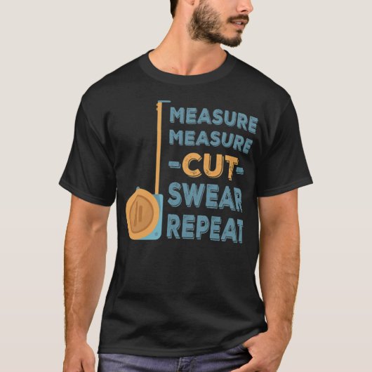 Woodworker Funny Gift Idea custom rainbow custom T-shirt (Voorkant)