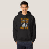 Woodworker Outfit Woodworking  Carpenter for Men   Hoodie (Voorkant volledig)