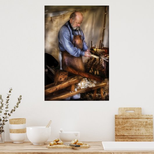 Woodworker - The Carpenter Poster (Keuken)