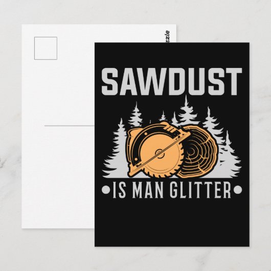 Woodworking Carpenter Dad Craftsman Funny Briefkaart (Voorkant / Achterkant)