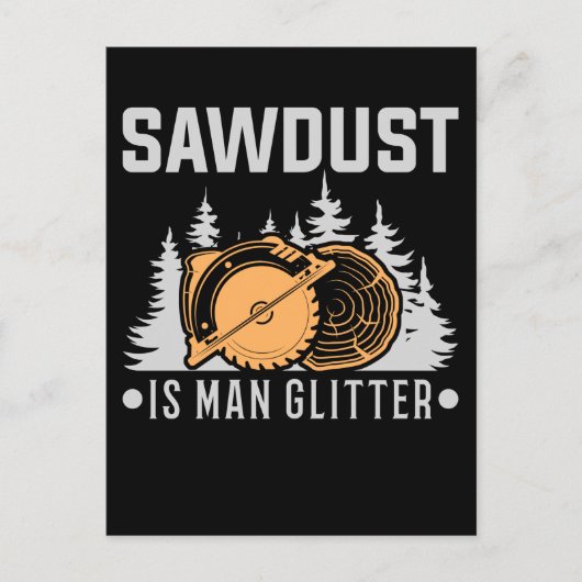 Woodworking Carpenter Dad Craftsman Funny Briefkaart (Voorkant)