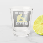 Woodworking Carpenter Gift Shot Glas (Achterkant)