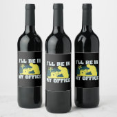 Woodworking Carpenter Gift Wijn Etiket (Flessen)