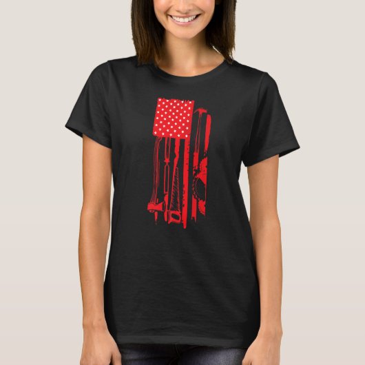 Woodworking Carpenter Hardware Store Lumberjack US T-shirt (Voorkant)
